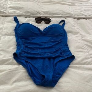 Royal Blue One-Piece Swimsuit